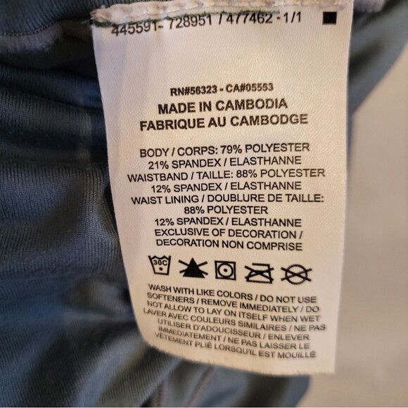 Nike Maternity Leggings Sz s Heather Blue Gray - Picture 7 of 9